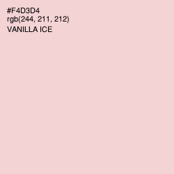 #F4D3D4 - Vanilla Ice Color Image